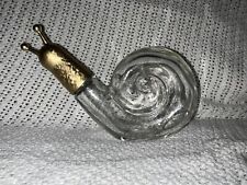 Vintage Avon Glass Snail Perfume Bottle, Empty picture