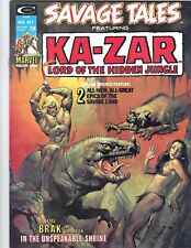 Savage Tales #7 1974 NM-  Ka-Zar The Savage Boris Vallejo Cover Art picture