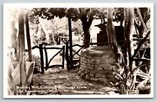 RPPC~California~Wishing Well @ Ramonas Marriage Place~PM 1953~Real Photo PC picture