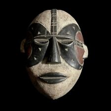 African mask Igbo Igri Mask Antique African Masks Wood And Hand Carved-G1688 picture