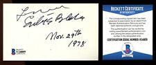 Eubie Blake (d1983) signed autograph auto 3x5 card BAS Beckett Authenticated picture