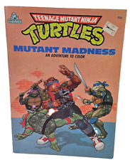 Vtg 1988 Teenage Mutant Ninja Turtles MUTANT MADNESS Coloring Book NEW UNUSED picture
