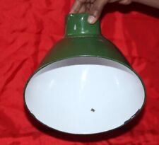 Vintage Enamel Lamp Shade Decorative Lighting Old Original 13488 picture