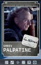 COTM Character of Month SHEEV PALPATINE Signature 10 Topps Star Wars Card Trader picture