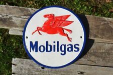 Mobilgas Pegasus Cast Iron Metal Sign - Mobil Oil - Socony-Vacuum Company - Gas picture