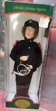 Vintage Bradlees Dept. Store Village Carolers  Christmas Figurine Boy  12