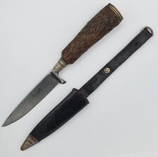Original Vintage German Puma Solingen Hunting Knife Scabbard Blade hanger sheath picture