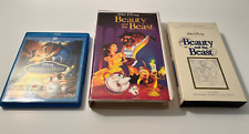 beauty and the beast movie collection black diamond vhs & blu ray picture