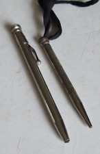 2 Antique Mechanical Pencils 1 has Indian Chief Clip dated 1915 & marked 