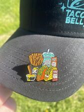 Taco Bell Hat Pin Fire Hot Sauce Baja Blast Freeze Nacho Fries Doritos Locos new picture