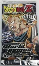 Dragonball Z World Games Saga CCG Gaming Score Booster Pack Foil RARE  picture