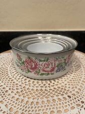 Vintage GMI 5 Enamelware Metal nesting bowls picture