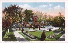 Postcard New York Saratoga Springs Garden City Park 1914-20s picture