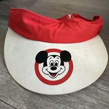 Vintage Walt Disney Productions Mickey Mouse Sun Visor Hat Disneyland 1970's picture