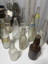 Lot Of 10 Cool Vintage glass  Soda Bottles Collectibles picture