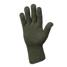 MILITARY STYLE D3A COLD WEATHER GLOVE LINERS 85% WOOL 15% NYLON SIZE 4 MEDIUM picture