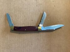 Vintage Camillus, Unmarked 1980's Stockman 3 Blade Folding Knife Made In USA picture