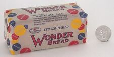 Wonder Bread Loaf Store Display Vintage Original 1921 Wax Wrapper on Foam NOS picture