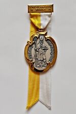 Medal Vintage Germany St. Nicholas our patron saint 1971 Hiking Volksmarsch picture