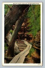 WI-Wisconsin, Wisconsin Dells Witches Gulch, c1931 Vintage Postcard picture