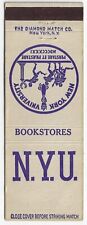 NYU New York University Bookstore Date 1948-52 FS Empty Matchcover picture