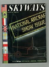 DECEMBER 1946 SKYWAYS AVIATION MAGAZINE NATIONAL AIRCRAFT SHOW ISSUE MILITARY  picture
