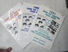 Vintage 1989-1991 Farm Toy Tractor Price Guide Set picture