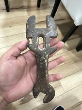 ANTIQUE VTG OLD  FARM TRACTOR TOOL CAST IRON  WRENCH picture