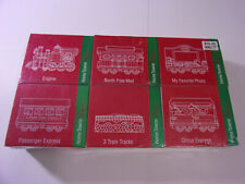 JC Penney Home Towne Express Christmas Train Set x4 Cars Engine Track 1998 Penny picture