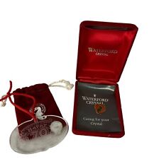 Waterford Crystal Disney Mickey  & Minnie Happy  70th Anniversary Ornament 1998 picture