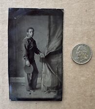 Antique African American Black Civil War Union Sailor Tintype Tin Type Photo picture