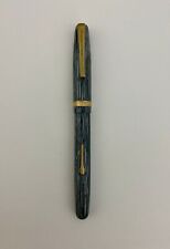 Vintage Waterman W3 Blue-Gray Fountain Pen w/ Original 14ct W3 Gold Nib picture