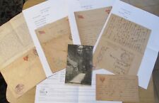 1918 WWI US Soldier~AMBULANCE Co 321st/306th SAN Train~FRANCE Letter LOT~WWIJC~ picture