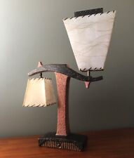 1950's Ceramic Double Shade lamp MCM picture
