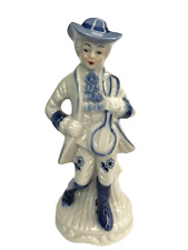 Vintage Victorian Musician Man Figurine Porcelaine picture