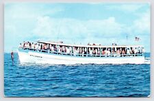 c1950s Atlantas Deep Sea Fishing Boat John's Pass Madeira Beach FL Postcard picture