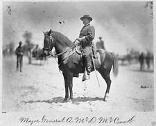 Union Major General Alexander McDowell McCook Horseback 8x10 US Civil War Photo picture