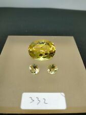 Andara Crystal Yellow Oval Cutting 30mm and round 10mm for jewelry set (332) picture