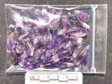 2 oz Amethyst Dark Purple Small Point Pieces Crystal Jewelry Gemstone picture