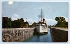 SS ASSINIBOIA Canadian Pacific Line Great Lakes Service Ship Postcard 1954 picture