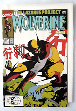 WOLVERINE #28 1990 MARVEL COMIC LAZARUS PROJECT PART 2 - BOARDED - NEW picture