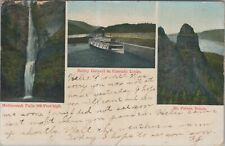 c1905 Bailey Gatzert Locks Multnomah Falls St Peters Dome Germany postcard F224 picture