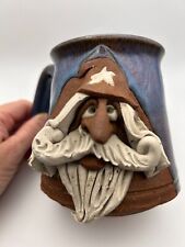 Vintage Stoneware Wizard Face Mug picture