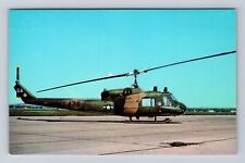 Dayton OH-Ohio, USAF Museum, Bell UH-1P Huey Helicopter, Vintage Postcard picture