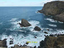 Photo 6x4 Cliffs at Faraid Head Balnakeil With the MOD establishment perc c2017 picture