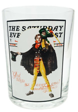 VTG Cup Glass Norman Rockwell 
