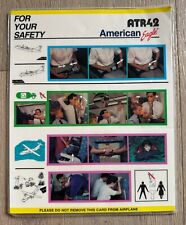 AMERICAN EAGLE ATR 42 SAFETY CARD picture