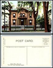 MASSACHUSETTS Postcard - Salem, Now & Then Club House, Washington Square K3 picture