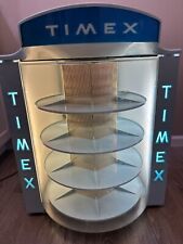 Vintage MCM Timex Watch Lighted Rotating Store Display picture
