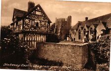 Vintage Postcard- Stokesay Castle Moat UnPost 1910 picture